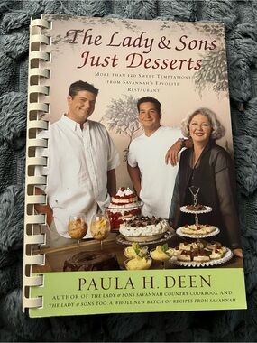 The Lady & Sons Just Desserts Cookbook - Cream Cover